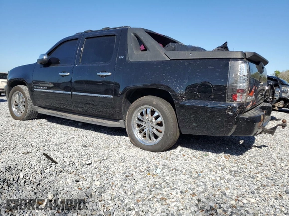 2010 Chevrolet Avalanche LTZ with VIN 3GNNCGE04AG250747, listed as a Copart auction lot 48952615 with 142,136 mi miles and Salvage Title. Bid and sale history available at DreamBid. Image 2.