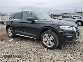 2018 Audi Q5 Premium Plus with VIN WA1BNAFY2J2232872, listed as a Copart auction lot 51054445 with 20,126 mi miles and Salvage title. Bid and sale history available at DreamBid. Image 4.