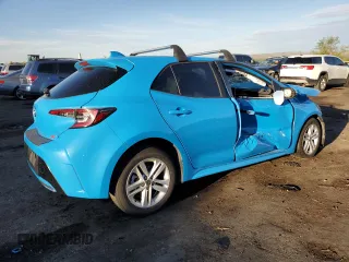 2020 Toyota Corolla Hatchback SE with VIN JTND4RBE3L3091394, listed as a Copart auction lot 67681004 with 34,606 mi miles and Salvage Title. Bid and sale history available at carsss.com. Image 3.
