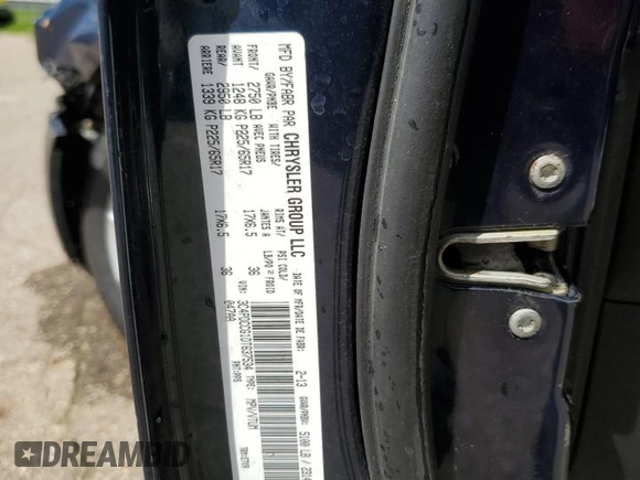 2013 Dodge Journey SXT with VIN 3C4PDCCG1DT637534, listed as a Copart auction lot 56992205 with 128,531 mi miles and Clean title. Bid and sale history available at DreamBid. Image 13.