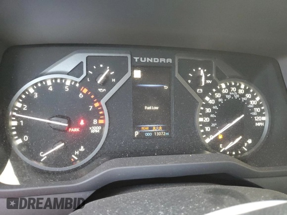 2022 Toyota Tundra 4WD SR5 with VIN 5TFLA5DB0NX053282, listed as a Copart auction lot 83997254 with 13,072 mi miles and Salvage Title. Bid and sale history available at carsss.com. Image 9.