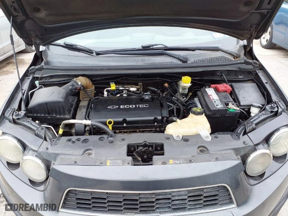 2015 Chevrolet Sonic LT with VIN 1G1JC6SH1F4198955, listed as a IAAI auction lot 42076228 with 167,854 mi miles. Bid and sale history available at carsss.com. Image 10.