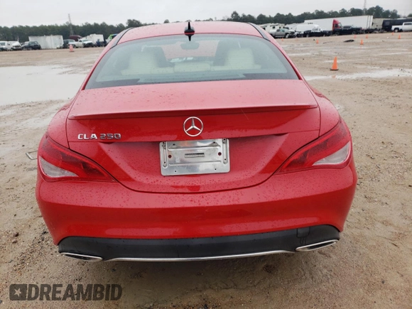 2018 Mercedes-Benz CLA with VIN WDDSJ4EB6JN603407, listed as a Copart auction lot 39132093 with 0 mi miles. Bid and sale history available at carsss.com. Image 6.