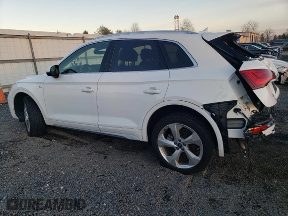 2022 Audi Q5 S line Prestige with VIN WA1FAAFY6N2047503, listed as a Copart auction lot 84794264 with 17,646 mi miles and Salvage Title. Bid and sale history available at carsss.com. Image 2.