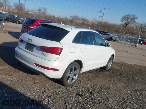 2015 Audi Q3 Premium Plus with VIN WA1EFCFS9FR012788, listed as a IAAI auction lot 41655224 with 129,080 mi miles and . Bid and sale history available at DreamBid. Image 4.