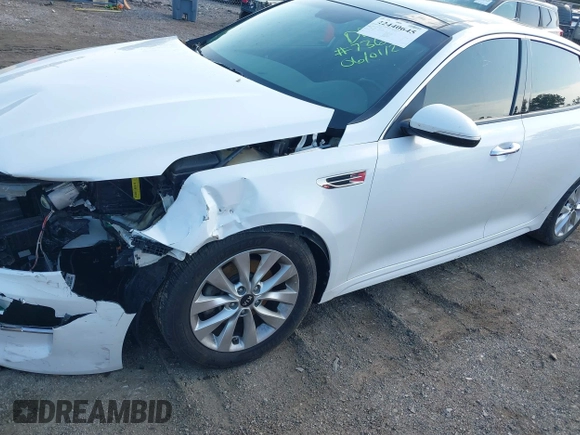 2016 Kia Optima EX with VIN 5XXGU4L38GG091950, listed as a IAAI auction lot 42440645 with 65,356 mi miles and . Bid and sale history available at DreamBid. Image 6.