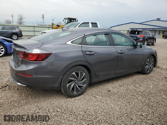 2019 Honda Insight Touring with VIN 19XZE4F94KE003290, listed as a Copart auction lot 54370315 with 111,101 mi miles and Salvage Title. Bid and sale history available at carsss.com. Image 3.