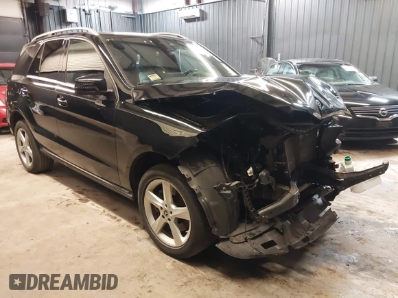 2019 Mercedes-Benz GLE 400 with VIN 4JGDA5GBXKB216718, listed as a IAAI auction lot 42531879 with 95,734 mi miles and . Bid and sale history available at DreamBid. Image 1.