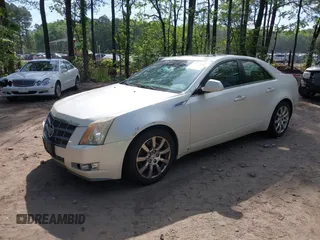 2008 Cadillac CTS RWD w/1SA with VIN 1G6DM577280124856, listed as a IAAI auction lot 42119454 with 156,884 mi miles. Bid and sale history available at carsss.com. Image 2.