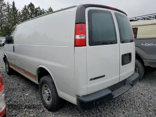 2019 Chevrolet Express Cargo with VIN 1GCWGAFP4K1227186, listed as a Copart auction lot 55532715 with 148,607 mi miles and Salvage title. Bid and sale history available at DreamBid. Image 2.