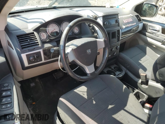 2010 Dodge Grand Caravan with VIN 2D4RN5D11AR475417, listed as a Copart auction lot 54242295 with 155,775 mi miles and Salvage Title. Bid and sale history available at DreamBid. Image 8.