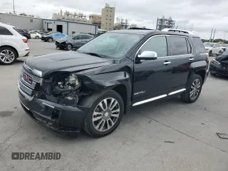 2016 GMC Terrain Denali z VIN 2GKFLRE38G6184182, wystawiony jako Copart lot #55702495 z przebiegiem 134 698 mil mil oraz Szkoda całkowita • Salvage title. Historia ofert i sprzedaży dostępna na DreamBid. Obrazek 1.