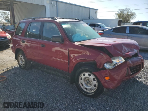 1998 Honda CR-V LX with VIN JHLRD1748WC057941, listed as a Copart auction lot 80490184 with 144,209 mi miles and Salvage Title. Bid and sale history available at carsss.com. Image 4.