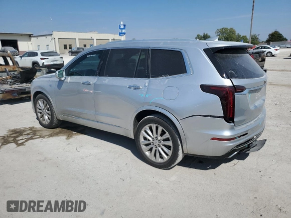 2020 Cadillac XT6 FWD Premium Luxury with VIN 1GYKPCRSXLZ122143, listed as a Copart auction lot 70799484 with 87,962 mi miles and Salvage Title. Bid and sale history available at carsss.com. Image 2.