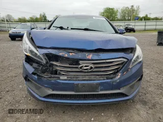 2015 Hyundai Sonata Sport with VIN 5NPE34AF7FH111941, listed as a Copart auction lot 56842275 with 92,082 mi miles and Salvage title. Bid and sale history available at DreamBid. Image 5.
