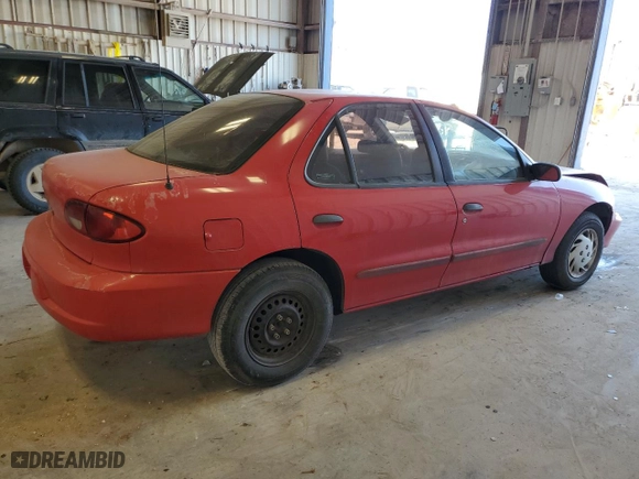 2000 Chevrolet Cavalier with VIN 1G1JC5240Y7412388, listed as a Copart auction lot 43593955 with 125,570 mi miles and Clean Title. Bid and sale history available at carsss.com. Image 3.