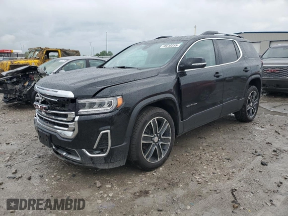 2023 GMC Acadia SLT with VIN 1GKKNULS5PZ256840, listed as a Copart auction lot 56018355 with 29,404 mi miles and Salvage title. Bid and sale history available at DreamBid. Image 1.