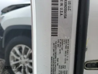 2022 Jeep Cherokee Latitude Lux with VIN 1C4PJMMX8ND554154, listed as a Copart auction lot 56482135 with 55,417 mi miles and Salvage title. Bid and sale history available at DreamBid. Image 13.