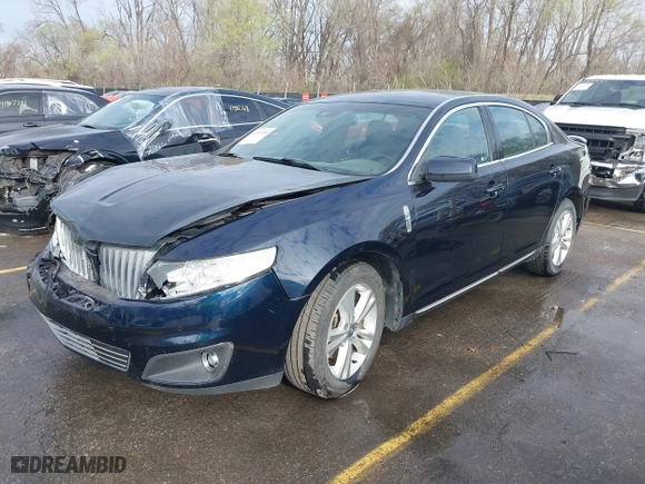 2009 Lincoln MKS with VIN 1LNHM93R39G619004, listed as a IAAI auction lot 41834480 with 184,817 mi miles. Bid and sale history available at carsss.com. Image 17.