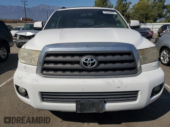 2010 Toyota Sequoia SR5 with VIN 5TDZY5G18AS023360, listed as a Copart auction lot 73124494 with 278,861 mi miles and Clean Title. Bid and sale history available at carsss.com. Image 5.