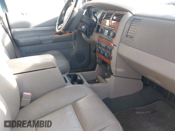 2007 Dodge Durango SLT with VIN 1D8HD48P07F514164, listed as a IAAI auction lot 41579173 with 228,394 mi miles and . Bid and sale history available at DreamBid. Image 5.