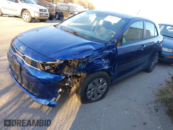 2020 Kia Rio S with VIN 3KPA25ADXLE260785, listed as a IAAI auction lot 41261822 with 28,433 mi miles and . Bid and sale history available at DreamBid. Image 2.