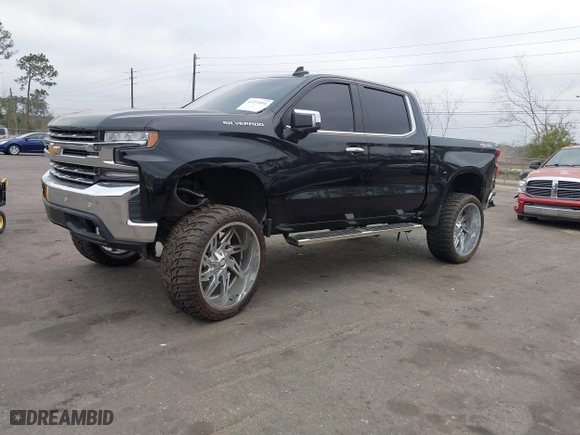2019 Chevrolet Silverado 1500 LTZ with VIN 3GCUYGED9KG160780, listed as a IAAI auction lot 41574991 with 118,450 mi miles. Bid and sale history available at carsss.com. Image 17.