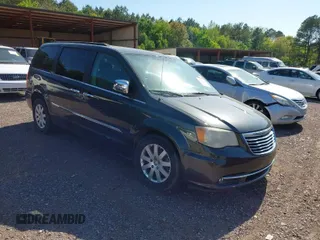 2012 Chrysler Town & Country Touring-L with VIN 2C4RC1CG1CR291857, listed as a IAAI auction lot 41996848 with 180,147 mi miles. Bid and sale history available at carsss.com. Image 1.