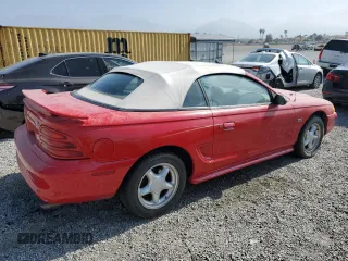 1994 Ford Mustang z VIN 1FALP45T8RF222210, wystawiony jako Copart lot #57105355 z przebiegiem 49 716 mil mil oraz Czysty tytuł • Clean title. Historia ofert i sprzedaży dostępna na DreamBid. Obrazek 3.