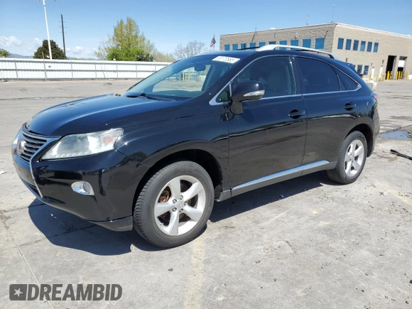 2014 Lexus RX 350 with VIN 2T2BK1BA5EC247604, listed as a Copart auction lot 55172555 with 130,713 mi miles and Salvage title. Bid and sale history available at DreamBid. Image 1.