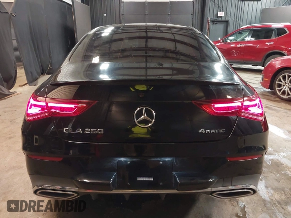2020 Mercedes-Benz CLA with VIN W1K5J4HB0LN081949, listed as a IAAI auction lot 41545089 with 25,277 mi miles. Bid and sale history available at carsss.com. Image 16.