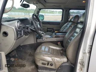 2004 Hummer H2 z VIN 5GRGN23U94H109105, wystawiony jako Copart lot #60548255 z przebiegiem 218 770 mil mil oraz Czysty tytuł • Clean title. Historia ofert i sprzedaży dostępna na DreamBid. Obrazek 7.