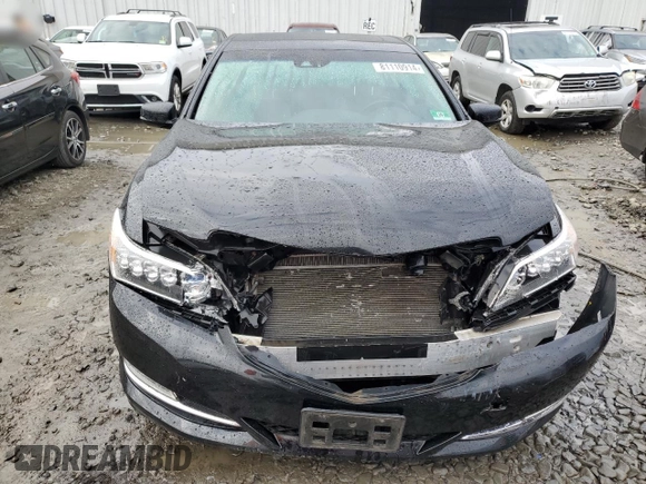 2015 Acura RLX Tech Pkg with VIN JH4KC1F50FC000420, listed as a Copart auction lot 81110914 with 91,359 mi miles and Salvage Title. Bid and sale history available at carsss.com. Image 5.