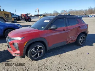 2021 Chevrolet TrailBlazer RS with VIN KL79MUSL7MB122307, listed as a Copart auction lot 87720355 with 44,612 mi miles and Salvage Title. Bid and sale history available at carsss.com. Image 1.