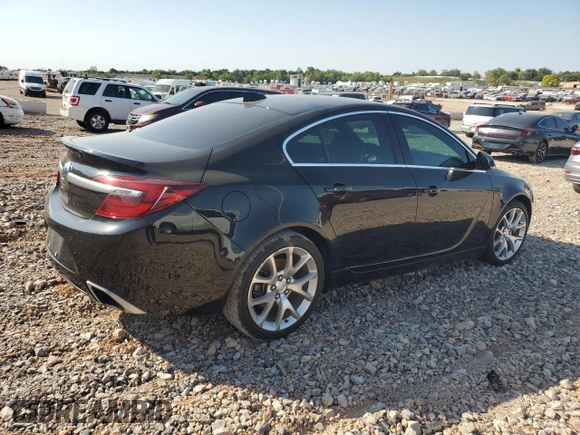 2016 Buick Regal GS with VIN 2G4GU5GX7G9110476, listed as a Copart auction lot 74995124 with 0 mi miles and Salvage Title. Bid and sale history available at carsss.com. Image 3.