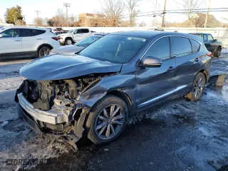 2020 Acura RDX w/Technology Pkg with VIN 5J8TC2H58LL009615, listed as a Copart auction lot 45537435 with 0 mi miles and Salvage Title. Bid and sale history available at carsss.com. Image 1.