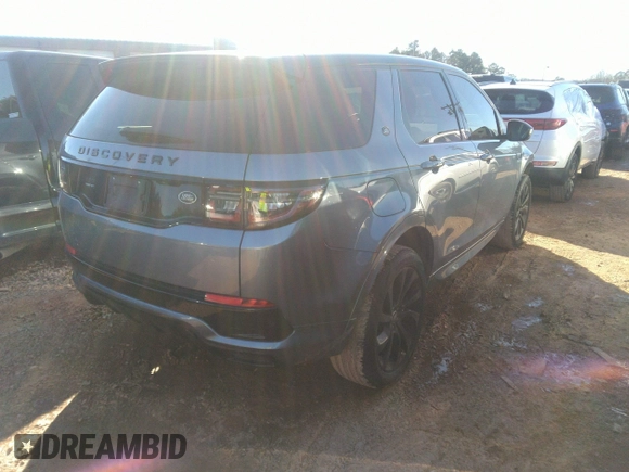 2020 Land Rover Discovery Sport S R-Dynamic with VIN SALCT2FX9LH879629, listed as a IAAI auction lot 41257748 with 52,931 mi miles. Bid and sale history available at carsss.com. Image 4.