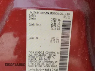 2015 Nissan Altima 2.5 z VIN 1N4AL3AP0FN881258, wystawiony jako Copart lot #54614895 z przebiegiem 118 791 mil mil oraz Szkoda całkowita • Salvage title. Historia ofert i sprzedaży dostępna na DreamBid. Obrazek 13.