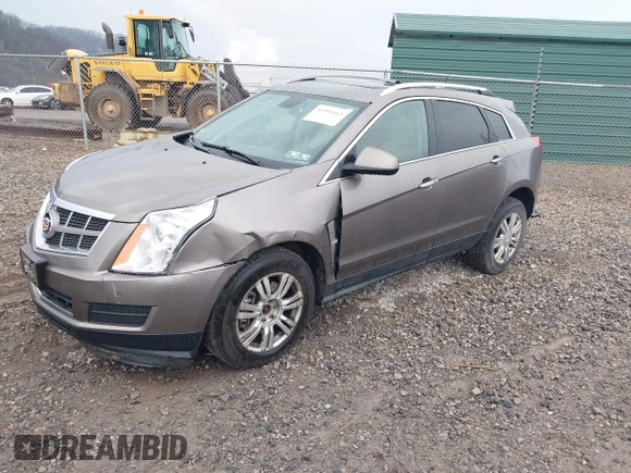 2011 Cadillac SRX Luxury Collection with VIN 3GYFNAEY9BS571833, listed as a IAAI auction lot 41983443 with 183,761 mi miles. Bid and sale history available at carsss.com. Image 2.