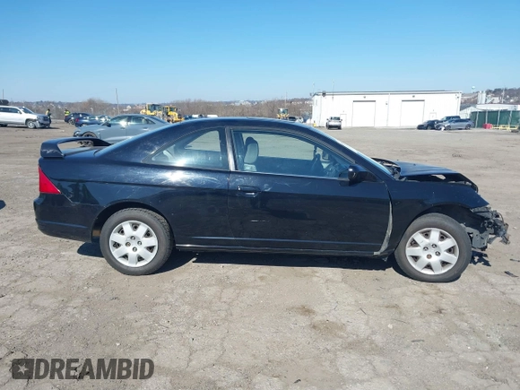 2002 Honda Civic EX with VIN 1HGEM22992L075073, listed as a IAAI auction lot 41758844 with 1 mi miles. Bid and sale history available at carsss.com. Image 12.