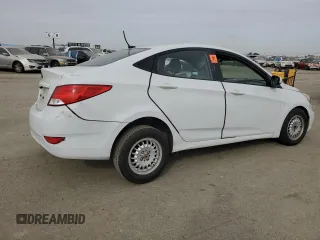 2017 Hyundai Accent SE with VIN KMHCT4AE6HU376532, listed as a Copart auction lot 47270745 with 133,725 mi miles and Salvage Title. Bid and sale history available at carsss.com. Image 3.