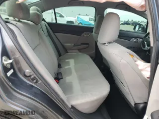 2013 Honda Civic Sdn LX with VIN 19XFB2F50DE272628, listed as a Copart auction lot 52399035 with 78,579 mi miles and Salvage Title. Bid and sale history available at carsss.com. Image 10.