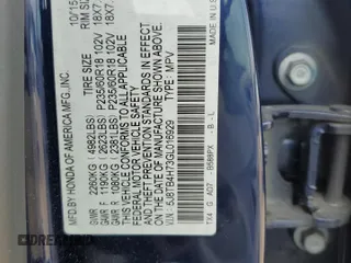 2016 Acura RDX Advance Pkg with VIN 5J8TB4H73GL016929, listed as a Copart auction lot 67241913 with 40,207 mi miles. Bid and sale history available at carsss.com. Image 15.