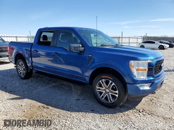 2022 Ford F-150 XL with VIN 1FTEW1EPXNFB96436, listed as a Copart auction lot 46792805 with Not provided miles and Salvage title. Bid and sale history available at DreamBid. Image 4.