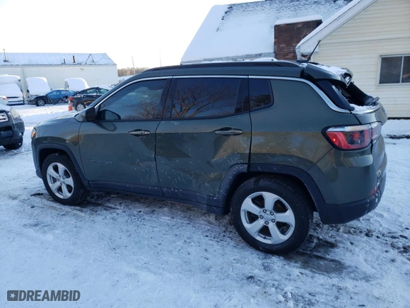 2019 Jeep Compass Latitude w/Sun/Wheel Pkg with VIN 3C4NJCBB0KT636247, listed as a Copart auction lot 88021555 with NaN miles and Salvage Title. Bid and sale history available at carsss.com. Image 2.
