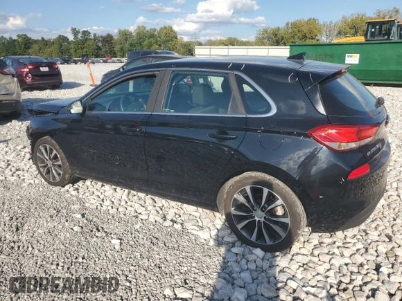 2018 Hyundai Elantra GT with VIN KMHH35LE1JU009133, listed as a Copart auction lot 72318654 with 57,843 mi miles and Salvage Title. Bid and sale history available at carsss.com. Image 2.
