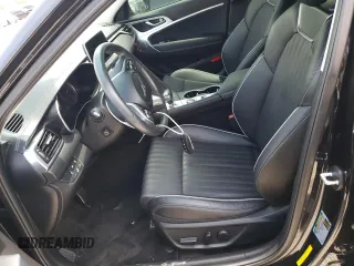 2021 Genesis G70 2.0T with VIN KMTG34LA7MU070211, listed as a Copart auction lot 59613564 with 18,062 mi miles and Salvage Title. Bid and sale history available at carsss.com. Image 7.