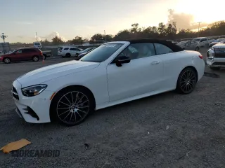 2023 Mercedes-Benz E-Class E 450 with VIN W1K1K5JB6PF187575, listed as a Copart auction lot 80550124 with 0 mi miles and Salvage Title. Bid and sale history available at carsss.com. Image 1.