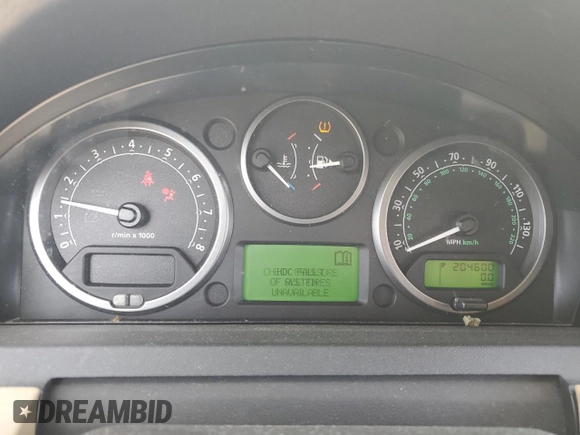2006 Land Rover Range Rover Sport HSE with VIN SALSF25476A945506, listed as a Copart auction lot 60714065 with 204,600 mi miles and Salvage title. Bid and sale history available at DreamBid. Image 9.