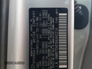2022 Hyundai Palisade Calligraphy z VIN KM8R7DHE5NU442214, wystawiony jako Copart lot #82312024 z przebiegiem 59 429 mil mil oraz Szkoda całkowita • Salvage title. Historia ofert i sprzedaży dostępna na DreamBid. Obrazek 14.